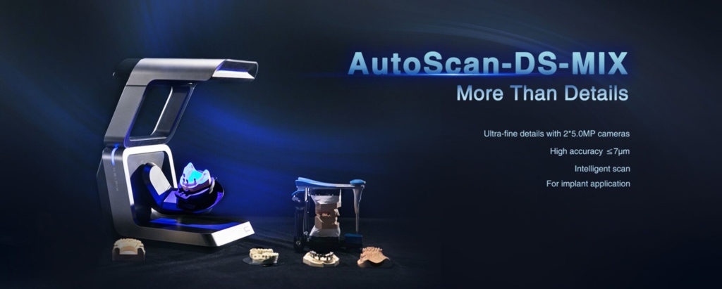 AutoScan-DS-MIX dental 3D scanner for Bar & Overdenture
