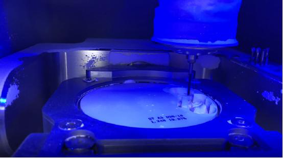 Milling the crown made from the basis of a digital dental impressions