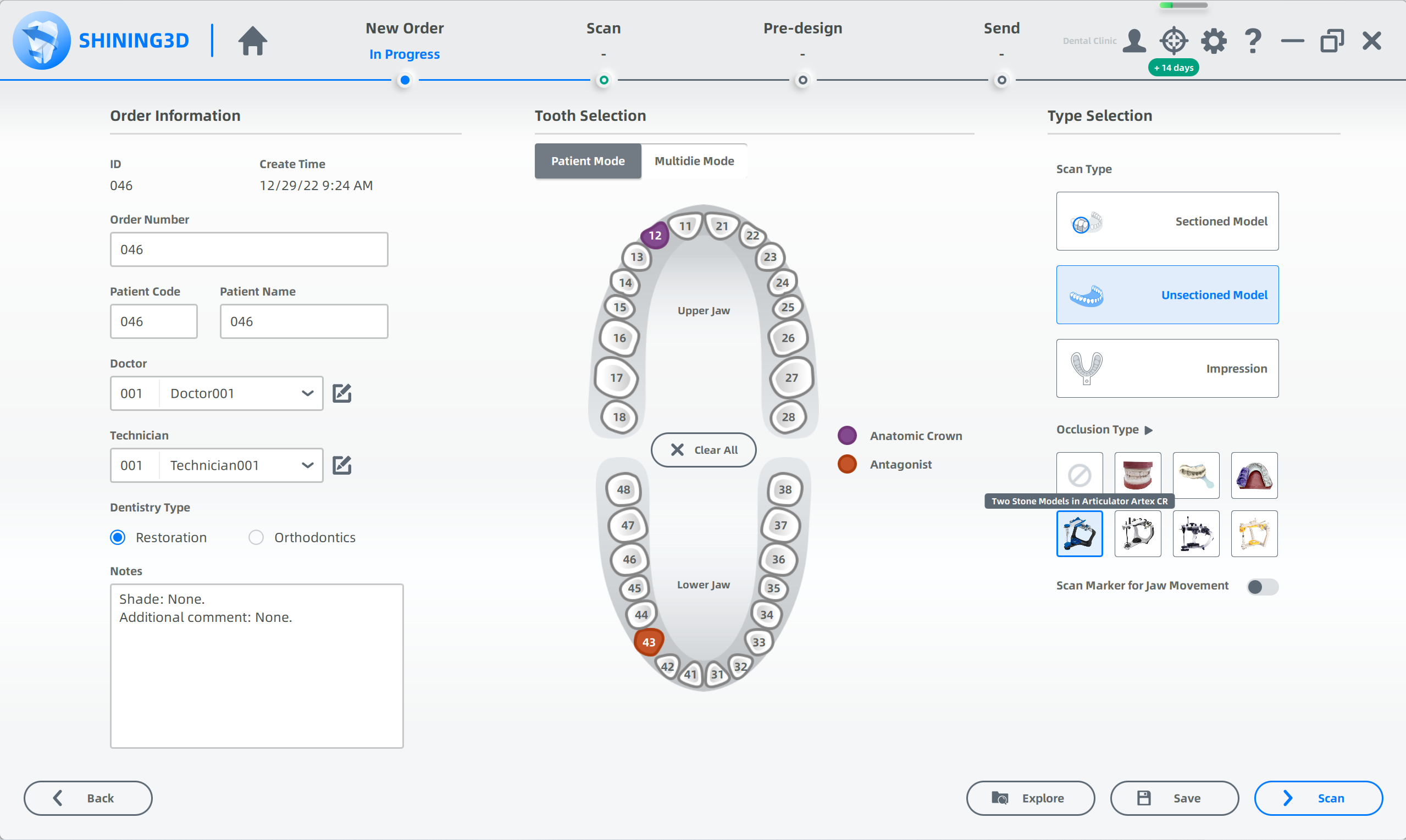 How to scan articulator with desktop scanner? - SHINING 3D Dental