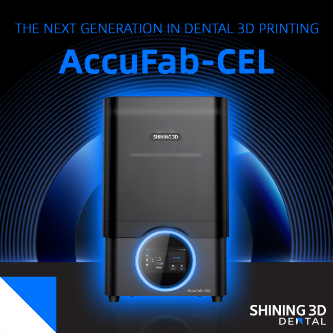 SHINING 3D Introduces AccuFab-CEL: Advancing Dental 3D Printing at LabDay  2024